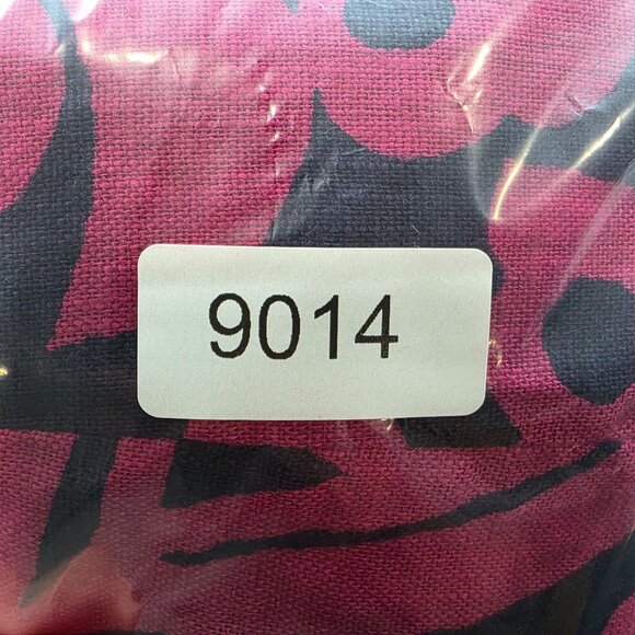 Womens Talbots Pink & Navy Floral Sheath 100% Linen Dress Cap Sleeve Size 4 - Picture 9 of 9